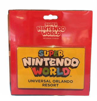 Universal Studios SUPER NINTENDO WORLD Mario Kart Orlando Resort Yellow Magnet