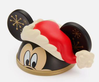Disney Parks Mickey Mouse Holiday Santa EAResistibles Collectible New With Box