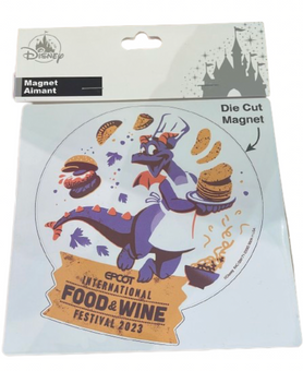 Disney Parks EPCOT Food & Wine Festival 2023 Chef Figment Magnet New Sealed