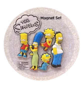 Universal Studios The Simpson Mini Magnet Set of 5 New With Tag