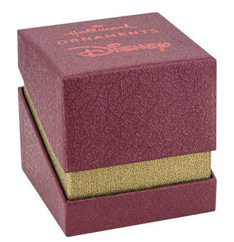 Hallmark Disney Ne'Qwa Art Mickey Mouse Christmas Ornament Glass New With Tag