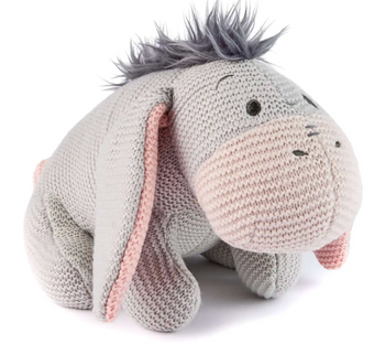 Disney Parks Winnie the Pooh Eeyore 10-Inch Knit Plush Toy New With Tag