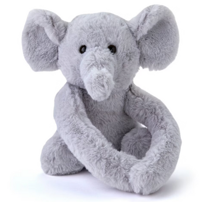 FAO Schwarz 9" Valentine Hugging Elephants Plush Set New with Tag