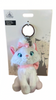 Disney Parks The Aristocats Marie Plush Keychain With Pink Bow Charm New W Card