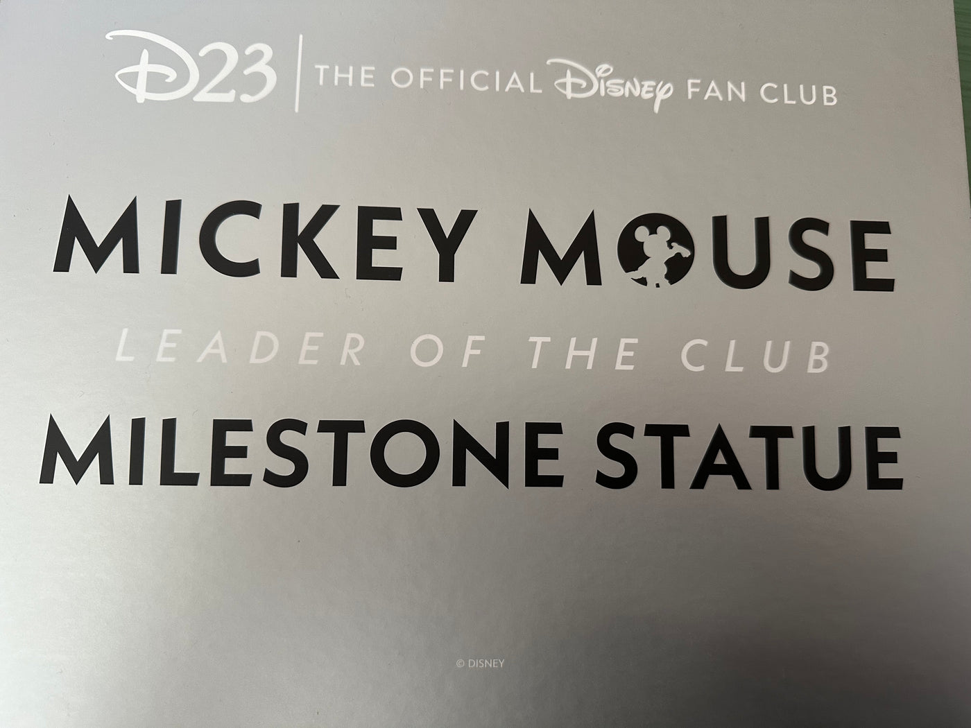 Disney 100 D23 Mickey Leader of the Club Milestone Statue Figurine New with Box