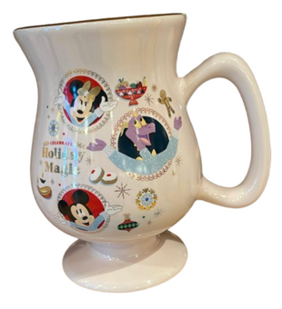 Disney Parks Epcot Holiday Magic Figment Mickey Pitcher Coffee Mug New With Tag