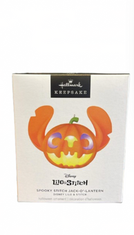 Hallmark Keepsake 2025 Spooky Stitch Jack-o'-Lantern Christmas Ornament New
