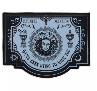 Disney The Haunted Mansion Madame Leota We've Been Dying to Have You Doormat New