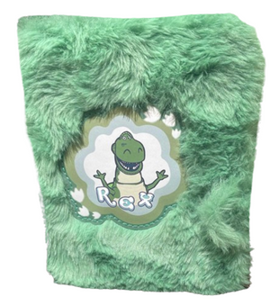 Disney Parks Toy Story T Rex Dino Plush Journal Green New With Tag