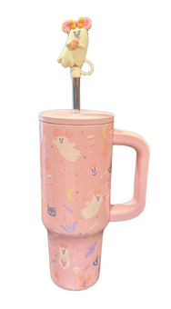Disney Parks Halloween Pastel Cutie Ghost Stainless Steel Travel Tumbler New