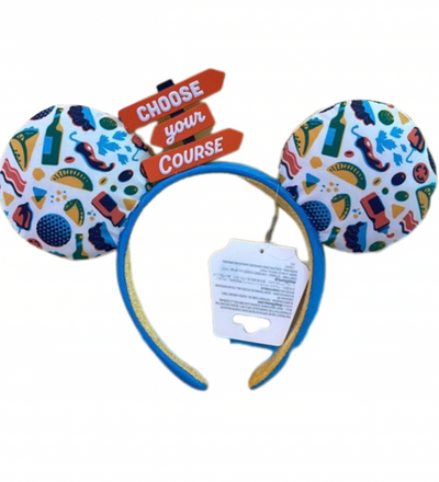 Disney EPCOT Food & Wine Festival 2023 Choose your Course Headband Adult New