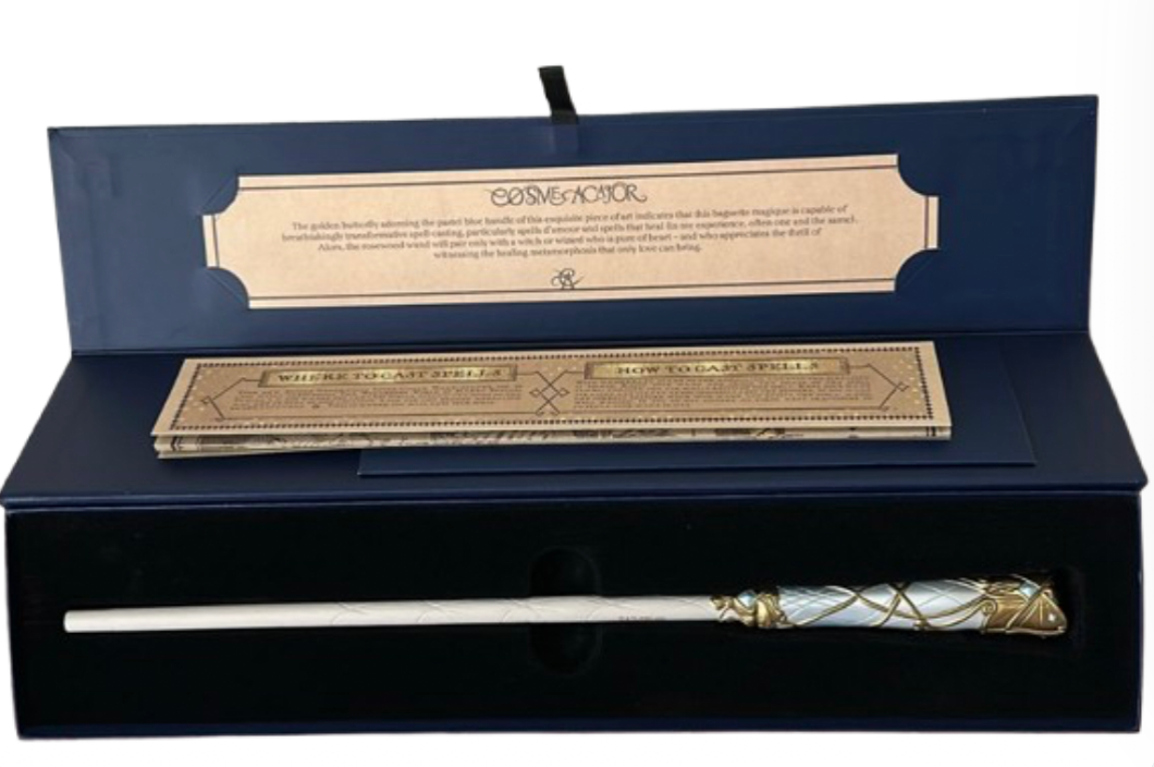 Universal Studios Epic Universe Harry Potter Cosme Acajor Rosewood Wand New