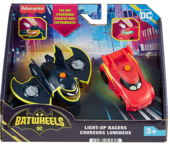 Disney Fisher Price DC Batwheels Racers Redbird & Batwing Diecast Car Toy New