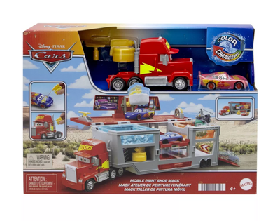 Disney Cars Color Changers Mobile Paint Shop Mack New with Box