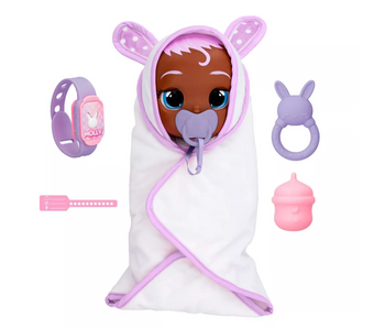 Cry Babies Newborn Molly Interactive Baby Doll w 20+ Baby Sounds Toy New w Box