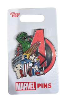 Disney Parks Marvel Avengers Insignia Pin New With Card