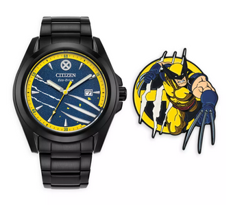 Disney Parks Wolverine Watch and Pin Box Set by Citizen New With Tag