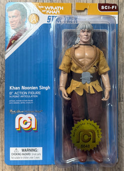 Star Trek The Wrath of Khan Khan Noonien Singh Action Figure As Is New