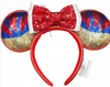 Disney Parks Snow White Sequin Ear Headband for Adults New with Tag