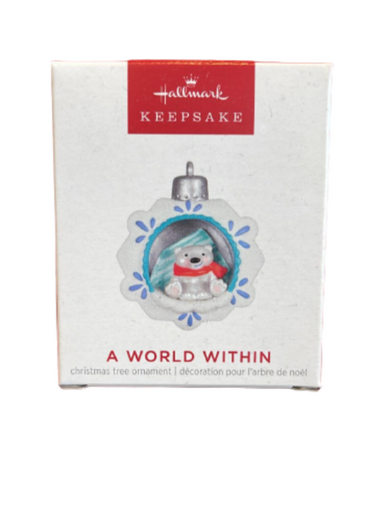 Hallmark 2023 Keepsake Mini A World Within Christmas Ornament New with Box