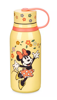 Disney Parks Minnie Mouse Stainless Steel Water Bottle For Kids New With Tag