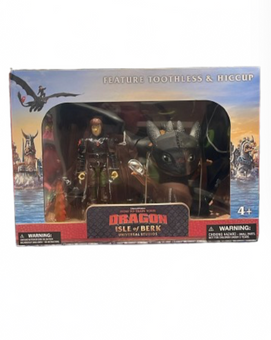 Universal Studios How To Train Your Dragon Toothless Isle of Berk Figurine Set