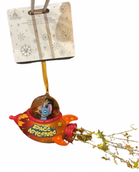 Disney Parks Stitch Space Adventure Sketchbook Christmas Ornament New with Tag
