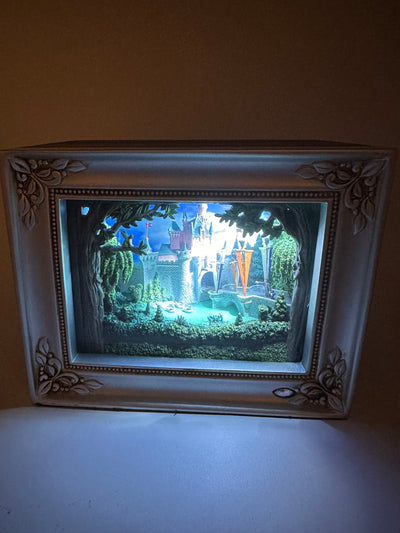 Disney Gallery of Light Olszewski 60 Years Sleeping Beauty Castle Like New Works