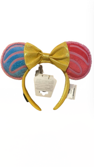 Disney Parks Attacks Snacks March Minnie Ears Headband Macaron New With Tags