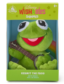 Disney Parks Wishables Mini Shimmer Kermit, The Muppets New With Tag