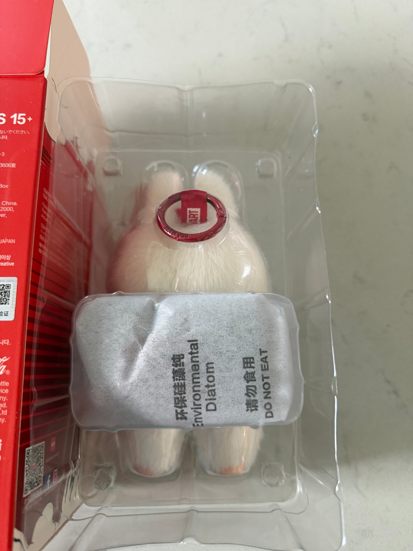 Pop Mart Labubu The Monsters Coca Cola Vinyl Face Plush Pendant Surprise Shake N