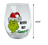The Grinch Who Stole Christmas Santa Grinch Plush in a Glass New with Tag