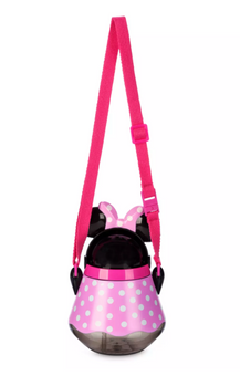 Disney Parks Minnie Mouse Travel Mug with Strap New With Tag