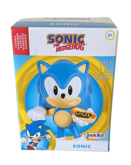 Sonic The Hedgehog Classic SONIC Hotdog 2.5”in Figure Toy Pacific New With Tag