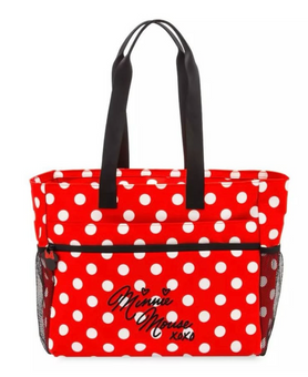 Disney Parks WDW Minnie Mouse XOXO Dots Travel Tote Bag New with Tag