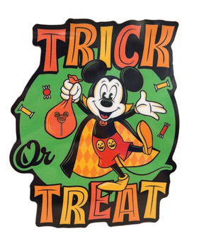 Disney Parks Halloween Mickey Mouse Trick Or Treat Magnet New With Tag