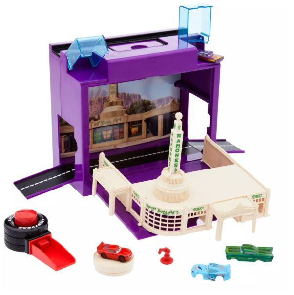 Disney Parks Ramone's Body Shop On-the-Go Play Set – Cars Toy New