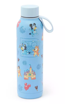 Disney Parks Bluey 21oz Stainless Steel Water Bottle Walt Disney World New W Tag