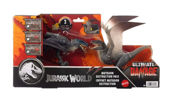 Jurassic World Rebirth Mutadon Destruction Dinosaur Toy Damage & Wing New W Tag