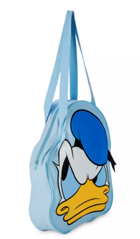 Disney Parks Donald Duck Big Face Canvas Mini Tote Bag Youth New with Tag