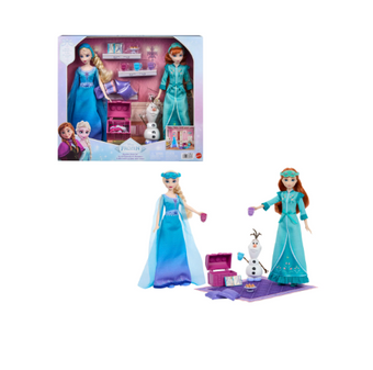 Disney Frozen Slumber Sister Set with Anna & Elsa Fashion Dolls Toy New With Box