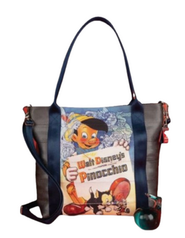 Disney Parks Pinocchio Poster Medium Tote by Harveys New With Tag
