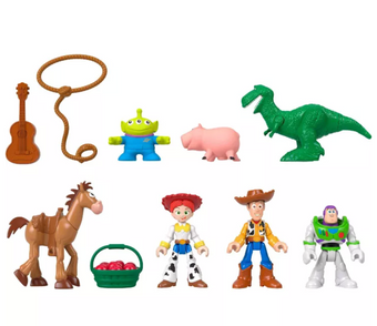 Disney Pixar Toy Story Andy’s Room Pack, Set with 7 Action Figures New with Box