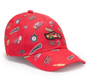 Disney Parks Lightning McQueen Baseball Cap for Kids Hat Pixar Cars New W Tag
