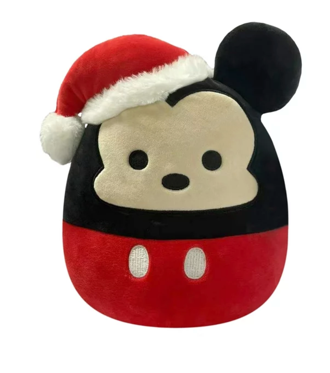 Disney's Mickey 8" Santa Holiday Christmas Plush by Squishmallows New with Tag