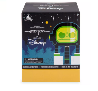 Disney Parks Jack Skellington Vinyl Figure by Eric Tan w 1 Piece of Rocket New
