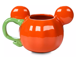 Disney Parks Halloween 2024 Mickey Mouse Jack-o'-Lantern Coffee Mug New W Tag