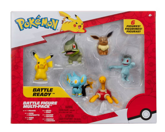 Pokémon 2" Battle Mini Figure Set - 6pk Toy New With Tag