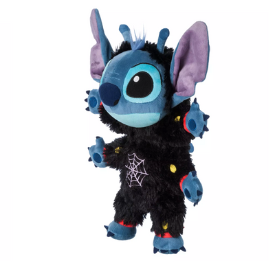 Disney Stitch Experiment 626 Black Spider Halloween Plush New with Tag