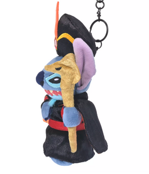 Disney Halloween Villains Stitch as Jafar Plush Keychain Bag Charm New with Tag